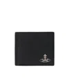 Vivienne Westwood Man Wallet W/ Coin Pocket In Black