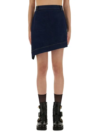 Vivienne Westwood Sailor Skirt Woman Blue