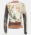 Vivienne Westwood Graphic Printed Turtleneck Top In Multicoloured