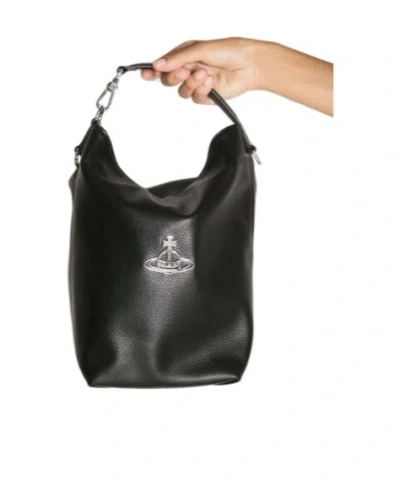 Vivienne Westwood Sam Bucket Bag In Black