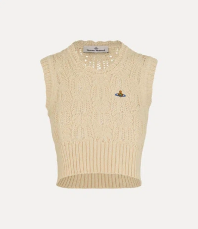 Vivienne Westwood Samantha Top In Cream