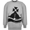 Vivienne Westwood Sander Sweatshirt Grey In Grey