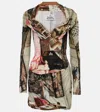 Vivienne Westwood Sara Printed Minidress In Multicoloured