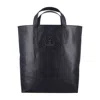Vivienne Westwood Smooth Cowhide Tote Bag With Sturdy Handles In Black