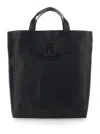 Vivienne Westwood Sarah Medium Tote In Black