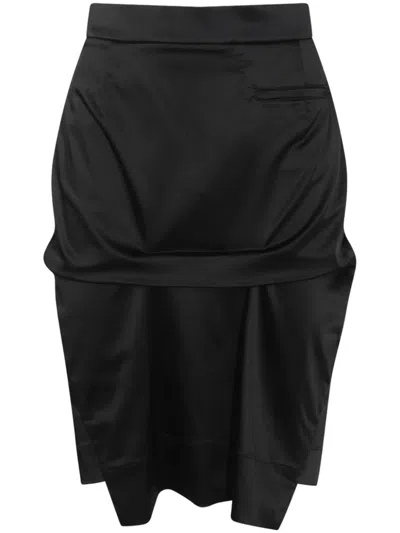 VIVIENNE WESTWOOD SATIN MIDI SKIRT