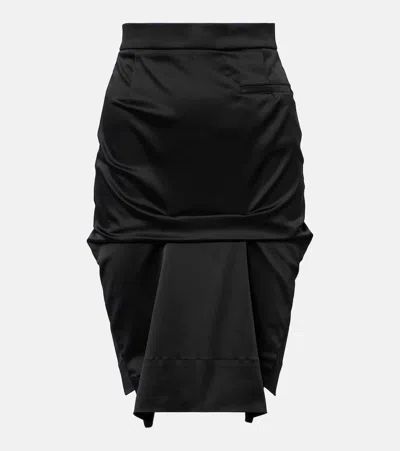 VIVIENNE WESTWOOD SATIN MIDI SKIRT