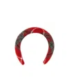 Vivienne Westwood Saturn Logo Headband In Red