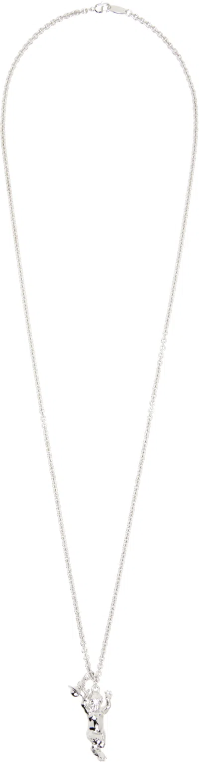 Vivienne Westwood Satyr Pendant Necklace In Purple