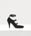 Vivienne Westwood Savage Heel Shaved Suede Black 7-40 Women In Black