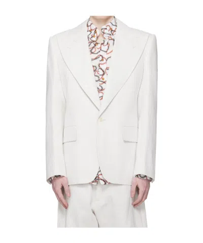Vivienne Westwood Sb Humphrey Long-sleeved Suit Jacket In White