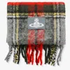 Vivienne Westwood Luxurious Scarf Fringed Edges In Multi