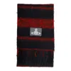 Vivienne Westwood Striped Scarf Featuring Fringe Detailing In Multi