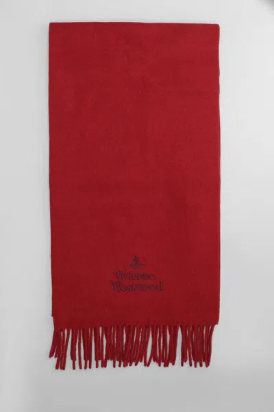 Vivienne Westwood Scarf With Logo In Red