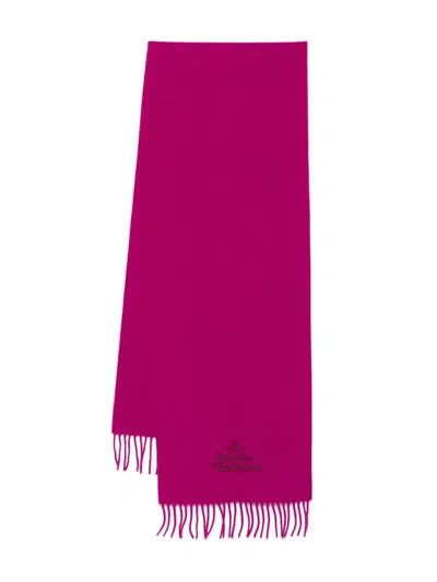 Vivienne Westwood Sciarpa 30x180 In Purple