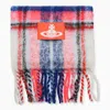 Vivienne Westwood Fringed Edge Fashion Scarf Accessory In Multi