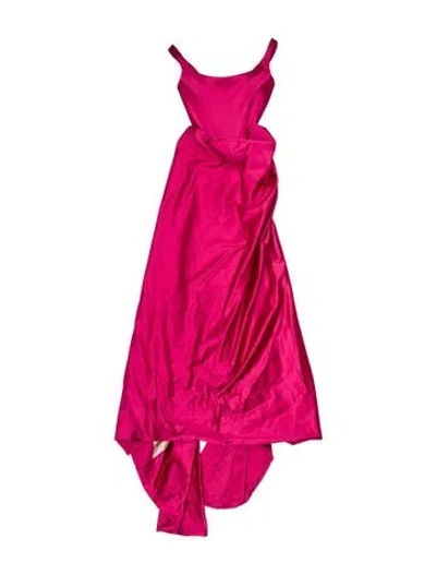 Pre-owned Vivienne Westwood Scoop Neck Long Dress W/ Tags In Pink