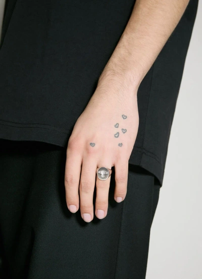 Vivienne Westwood Seal Ring In Silver