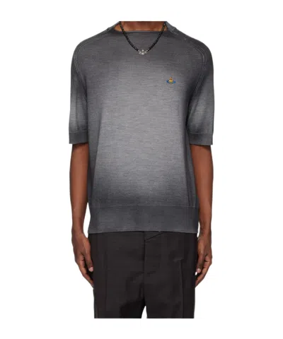 Vivienne Westwood Sean Knitted T-shirt In Black
