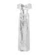 Vivienne Westwood Sequin-embellished Nova Cocotte Gown In Silver