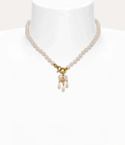 Vivienne Westwood Sheryl Pearl Necklace In White