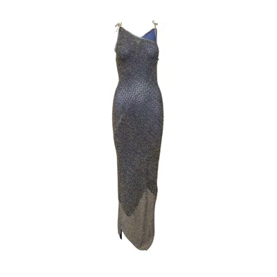 Vivienne Westwood Shimmer Asymmetric Dress - '00s In Multi