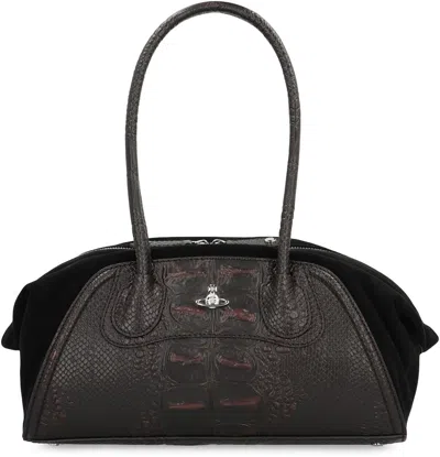 VIVIENNE WESTWOOD VIVIENNE WESTWOOD SHIRLEY SMALL HANDBAG IN LEATHER