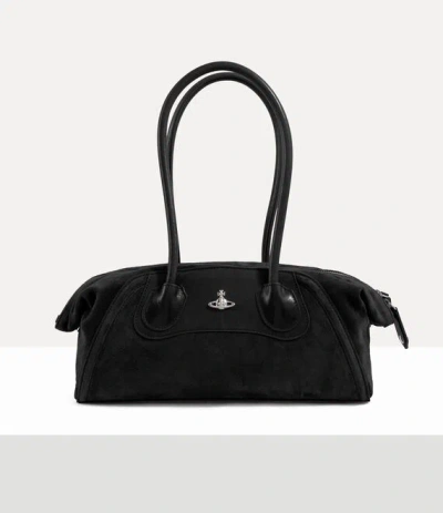 Vivienne Westwood Shirley Small Holdall Leather Black