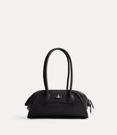 Vivienne Westwood Shirley Small Holdall Supple Leather Black