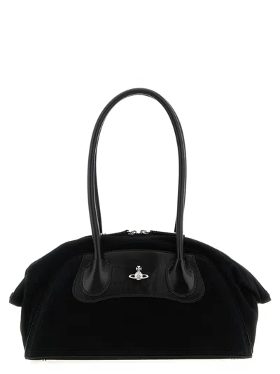 Vivienne Westwood Shirley Small Shoulder Bag In Black