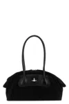 Vivienne Westwood Shirley Small Shoulder Bag In Black