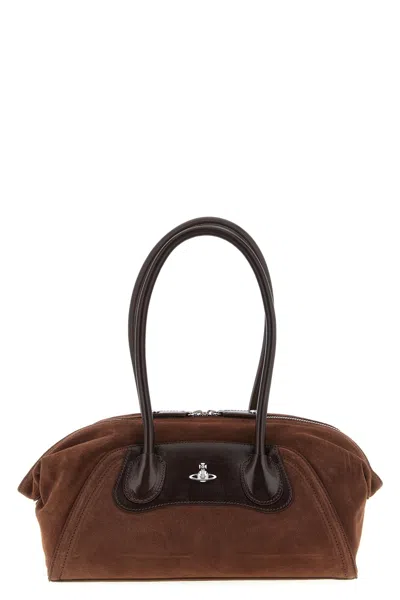 Vivienne Westwood ' Shirley' Small Shoulder Bag In Brown