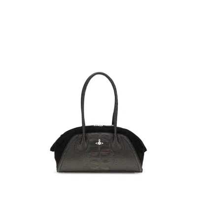 Vivienne Westwood Shirley Small Shoulder Women's Bag In Black