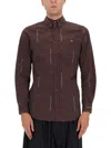 Vivienne Westwood Shirt Krall In Burgundy