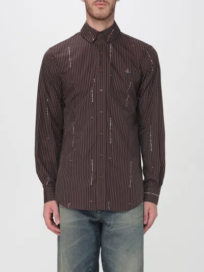 Vivienne Westwood Shirt  Men Color Brown