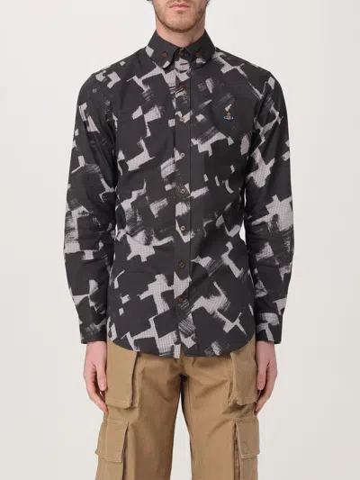Vivienne Westwood Shirt  Men Color Multicolor In Black
