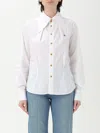 Vivienne Westwood Deconstructed Button-up Shirt In White