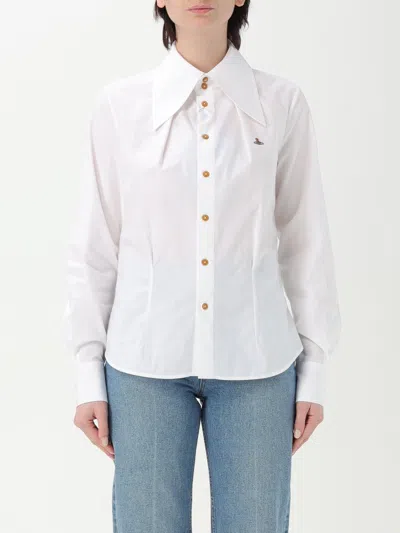 VIVIENNE WESTWOOD SHIRT VIVIENNE WESTWOOD WOMAN COLOR WHITE,G60440001