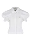Vivienne Westwood Relaxed Fit Top Puff Sleeves In White