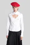 Vivienne Westwood Toulouse Frill Shirt In Gray