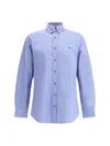 Vivienne Westwood Logo Orb Shirt In Blue