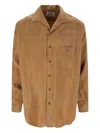 Vivienne Westwood Collared Shirt With Long Sleeves And Chest Pocket In Brown