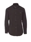 Vivienne Westwood Striped Shirt With Button-down Collar And Cuffs In Blue