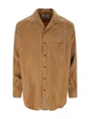Vivienne Westwood Collared Shirt With Long Sleeves And Chest Pocket In Brown
