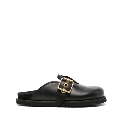 Vivienne Westwood New oz Clogs Veget Tanned Leather Black 7-40 Women In Black