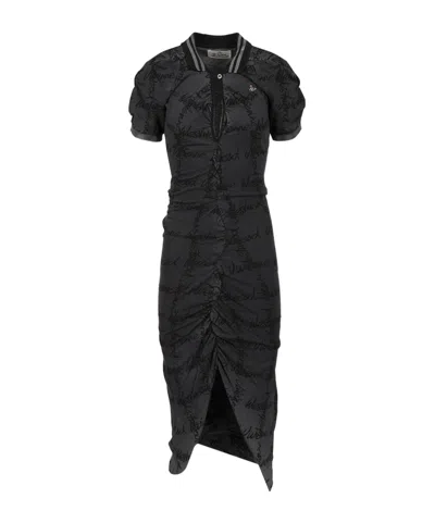 VIVIENNE WESTWOOD VIVIENNE WESTWOOD PUFFED SLEEVED PULLING DRESS