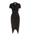 Vivienne Westwood Pulling Draped Cotton Midi Dress In Multi