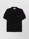 Vivienne Westwood Black Cotton Polo Cardigan