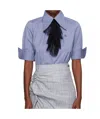 Vivienne Westwood Short Sleeve Violin Shirt In Blue