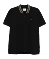 Vivienne Westwood Classic Cotton Pique Polo Shirt In Black
